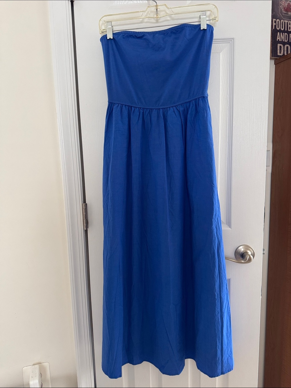 PrettyGarden Strapless Royal Blue Dress
